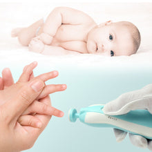 Load image into Gallery viewer, Multifunctional Electric Baby Nail Trimmer Baby Nail File Clippers Toes Fingernail Cutter Trimmer Manicure Tool Set Baby Care
