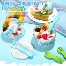 Load image into Gallery viewer, Baby Spoon Fork Set Food Grade Silicone Sticky Spoon Children Cutlery Training Spoon Feeding Tableware Soft Kitchen Accessories