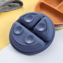Load image into Gallery viewer, Baby Silicone Dining Plate Kids Feeding Plate Sucker Bowl Solid Smile Face Children Dishes Toddler Training Tableware BPA Free