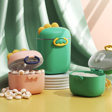 Load image into Gallery viewer, Solid Color Baby Milk Powder Container with Spoon Portable Baby Food Storage Newborn Toddler Snack Box Baby Essentials