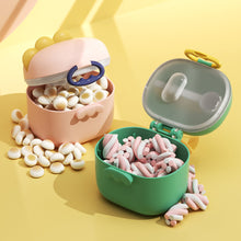 Load image into Gallery viewer, Solid Color Baby Milk Powder Container with Spoon Portable Baby Food Storage Newborn Toddler Snack Box Baby Essentials