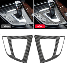 Load image into Gallery viewer, Carbon Fiber Car Gear Shift Panel Cover Trim Stickers Decoration Decal Trim Accessories For BMW 3 4 Series F32 F30 F31 F33 F34 F36 3GT 2014 - 2017