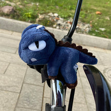 Load image into Gallery viewer, Motorcycle Bicycle Doll Pendant Plush Dinosaur Pendant Decorative Toy Tail Turn Signal Pendant Motorcycle Handlebar Accessories