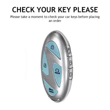 Load image into Gallery viewer, 7 Buttons Car Key Case TPU Key Chain Car Key Case Cover TPU Silver for IONIQ 6 New Grand Prix GN7 Key Cover for New Kona SX2 Accessory