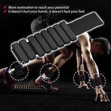 Load image into Gallery viewer, 1Pair 1/2lbs Strength Training Wrist Weights Adjustable Wearable Wrist Ankle Weights for Men Women Running Cardio Aerobics Walking