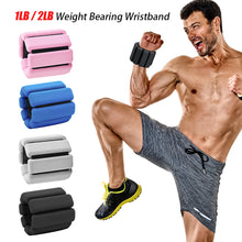 Load image into Gallery viewer, 1Pair 1/2lbs Strength Training Wrist Weights Adjustable Wearable Wrist Ankle Weights for Men Women Running Cardio Aerobics Walking