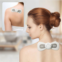 Load image into Gallery viewer, Mini Convenient Electric Rechargeable Cervical Massager Relax Relieve Soreness Portable Multifunctional Pulse Massage Patch