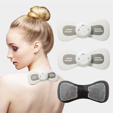 Load image into Gallery viewer, Mini Convenient Electric Rechargeable Cervical Massager Relax Relieve Soreness Portable Multifunctional Pulse Massage Patch