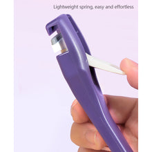 Load image into Gallery viewer, Double Headed Double Use Comb Teeth Eyelash Curler Natural Curling Long-lasting Shaping Portable Eyelash Curler