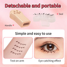 Load image into Gallery viewer, Silicone Lower Eyelash Stamp Set Non-smudging Natural Reusable Lower Eyelash Stamp Time-saving Convenient Makeup Application