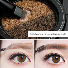 Load image into Gallery viewer, Two Tone Matte Air Cushion Eyebrow Cream Waterproof Long-lasting Non-smudging Eyebrow Dye Cream Makeup Cosmetics