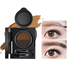 Load image into Gallery viewer, Two Tone Matte Air Cushion Eyebrow Cream Waterproof Long-lasting Non-smudging Eyebrow Dye Cream Makeup Cosmetics