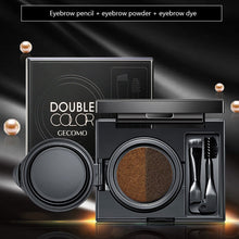 Load image into Gallery viewer, Two Tone Matte Air Cushion Eyebrow Cream Waterproof Long-lasting Non-smudging Eyebrow Dye Cream Makeup Cosmetics