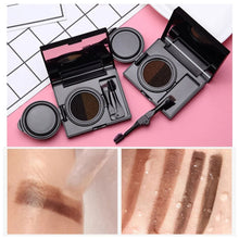 Load image into Gallery viewer, Two Tone Matte Air Cushion Eyebrow Cream Waterproof Long-lasting Non-smudging Eyebrow Dye Cream Makeup Cosmetics