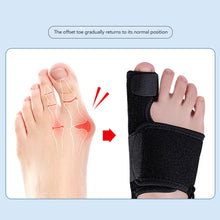 Load image into Gallery viewer, Thumb Eversion Orthosis Comfortable Adjustable Day Night Use Toe Strap Toe Overlap Separation Correction Foot Care