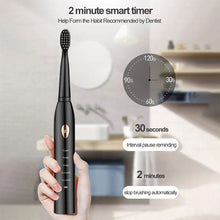 Load image into Gallery viewer, Adult Electric Toothbrush Waterproof Ultrasonic Vibration Toothbrush USB Charging Smart Toothbrush Oral Care