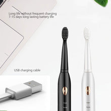 Load image into Gallery viewer, Adult Electric Toothbrush Waterproof Ultrasonic Vibration Toothbrush USB Charging Smart Toothbrush Oral Care