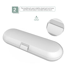 Load image into Gallery viewer, Universal Portable Toothbrush Storage Box Lightweight Durable Travel Portable Box for Various Toothbrushes