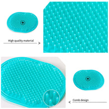Load image into Gallery viewer, Silicone Multifunctional Soft Multi Color Hair Comb Massage Brush Household Shower Massage Hollowed Out Hair Brush