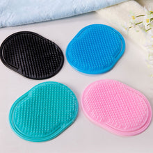 Load image into Gallery viewer, Silicone Multifunctional Soft Multi Color Hair Comb Massage Brush Household Shower Massage Hollowed Out Hair Brush