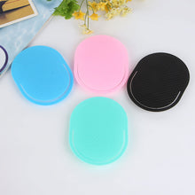 Load image into Gallery viewer, Silicone Multifunctional Soft Multi Color Hair Comb Massage Brush Household Shower Massage Hollowed Out Hair Brush