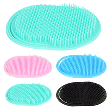 Load image into Gallery viewer, Silicone Multifunctional Soft Multi Color Hair Comb Massage Brush Household Shower Massage Hollowed Out Hair Brush