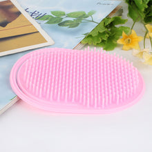 Load image into Gallery viewer, Silicone Multifunctional Soft Multi Color Hair Comb Massage Brush Household Shower Massage Hollowed Out Hair Brush