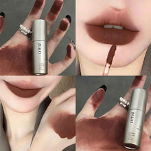 Load image into Gallery viewer, Red Matte Velvet Lip Gloss Liquid Non-stick Lipstick Lasting Elegant Mud Lip Mousse Cup Lip Tint Clay Makeup Cosmetics