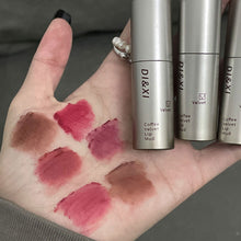 Load image into Gallery viewer, Red Matte Velvet Lip Gloss Liquid Non-stick Lipstick Lasting Elegant Mud Lip Mousse Cup Lip Tint Clay Makeup Cosmetics