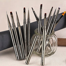 Load image into Gallery viewer, DIY Soft Metal Rod Nail Art Brush Painting Brush Flower Design Acrylic Line Drawing Pen Nail Gel Brush Manicure Tool
