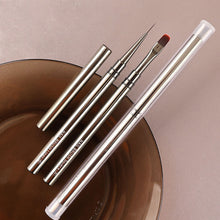 Load image into Gallery viewer, DIY Soft Metal Rod Nail Art Brush Painting Brush Flower Design Acrylic Line Drawing Pen Nail Gel Brush Manicure Tool