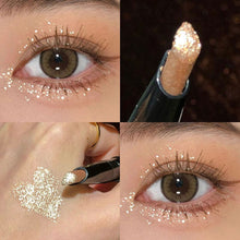 Load image into Gallery viewer, Glittering Fairy Pink Pearl Pen Ice Diamond Silkworm Lying Pen Highlighter Eye Shadow Stick Pearlescent Makeup Cosmetics