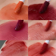 Load image into Gallery viewer, Small Silver Tube Mirror Face Lip Glaze Moisturizes Radiant Lip Gloss Mouth Red Lip Color Female Women Cosmetics Makeup