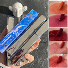 Load image into Gallery viewer, Small Silver Tube Mirror Face Lip Glaze Moisturizes Radiant Lip Gloss Mouth Red Lip Color Female Women Cosmetics Makeup