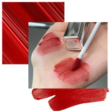 Load image into Gallery viewer, Small Silver Tube Mirror Face Lip Glaze Moisturizes Radiant Lip Gloss Mouth Red Lip Color Female Women Cosmetics Makeup
