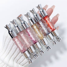 Load image into Gallery viewer, Moisturizing Shimmering Water-gloss Glass Lip Glaze Lip Gloss Liquid Lipstick Lasting Elegant Lip Non-stick Cup Lip Tint Clay Makeup