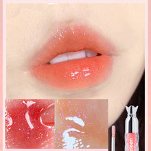 Load image into Gallery viewer, Moisturizing Shimmering Water-gloss Glass Lip Glaze Lip Gloss Liquid Lipstick Lasting Elegant Lip Non-stick Cup Lip Tint Clay Makeup