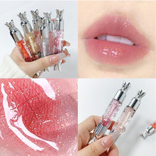 Load image into Gallery viewer, Moisturizing Shimmering Water-gloss Glass Lip Glaze Lip Gloss Liquid Lipstick Lasting Elegant Lip Non-stick Cup Lip Tint Clay Makeup