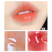 Load image into Gallery viewer, Moisturizing Shimmering Water-gloss Glass Lip Glaze Lip Gloss Liquid Lipstick Lasting Elegant Lip Non-stick Cup Lip Tint Clay Makeup