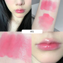 Load image into Gallery viewer, Glazed Realm Lip Glaze Water Glaze Mirror Face Not Easy To Stain Cup Water Lip Glaze Women Mouth Red Lip Honey Makeup