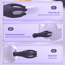 Load image into Gallery viewer, Vibration Masturbator Penis and Ghost Head Training Device Glans Exercise and Massage Automatic Male Adult Small Airplane Cup