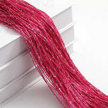Load image into Gallery viewer, 100x200cm Glitter Door String Living Room String Curtain Shiny Tassel Silver Line Cortinas Valance for Window Home Decoration