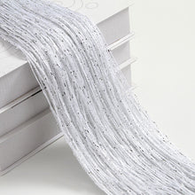 Load image into Gallery viewer, 100x200cm Glitter Door String Living Room String Curtain Shiny Tassel Silver Line Cortinas Valance for Window Home Decoration