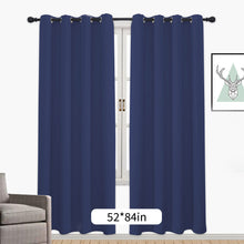 Load image into Gallery viewer, 1PC Blackout Curtains Grommet Drapery Panel for Living Room Decoration Meetingroom Share Room Office Window Curtains