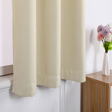 Load image into Gallery viewer, 1PC Blackout Curtains Grommet Drapery Panel for Living Room Decoration Meetingroom Share Room Office Window Curtains