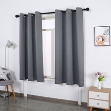 Load image into Gallery viewer, 1PC Blackout Curtains Grommet Drapery Panel for Living Room Decoration Meetingroom Share Room Office Window Curtains
