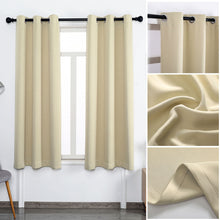 Load image into Gallery viewer, 1PC Blackout Curtains Grommet Drapery Panel for Living Room Decoration Meetingroom Share Room Office Window Curtains