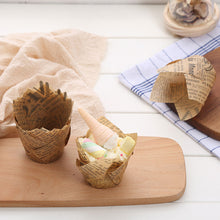 Load image into Gallery viewer, 50Pcs/Set Newspaper Style Muffin Cupcake Liner Paper Cups Caissettes Tulip Baking Cup Cake Wrapper Wedding Birthday Party Decor