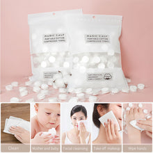 Load image into Gallery viewer, 20pcs Disposable Non-woven Face Towel Towel Compressed Portable Travel Water Wet Wipe Outdoor Moistened Tissues Candy Towels