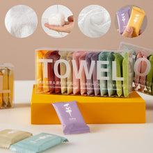 Load image into Gallery viewer, Disposable Non-woven Face Towel Towel Compressed Portable Travel Water Wet Wipe Outdoor Moistened Tissues Candy Towels